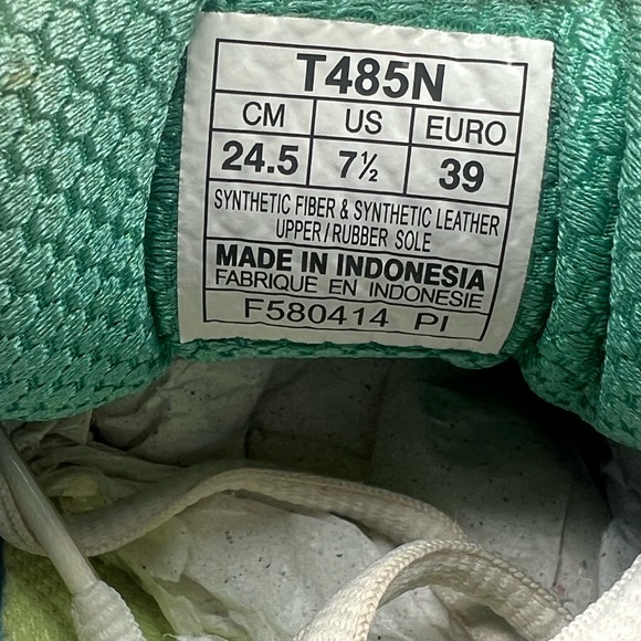 ASICS Gel Nimbus 16 Violet Green Running Shoes - Women’s Size 7.5 (T485N) - Picture 10 of 10